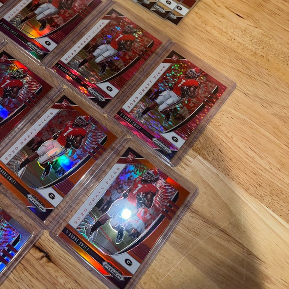 (27) 2020 Prizm Orange Pulsar DP DANDRE SWIFT Detroit Lions NFL RC LOT #/149 - Picture 5 of 9